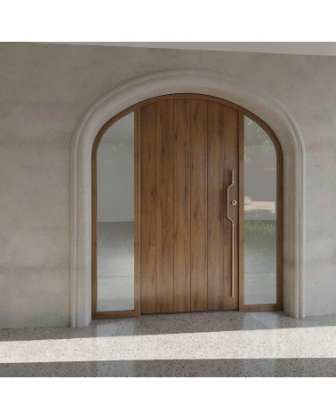 Brass door handles for pull door Mandelli CHICANE version 666 mm