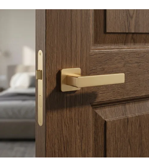 ERICA matt gold door handle design handle