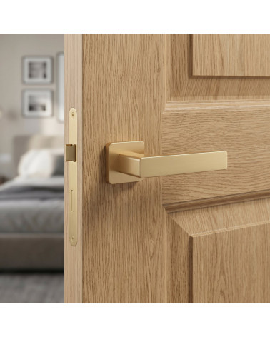 Minimalist door handle ERICA rounded square