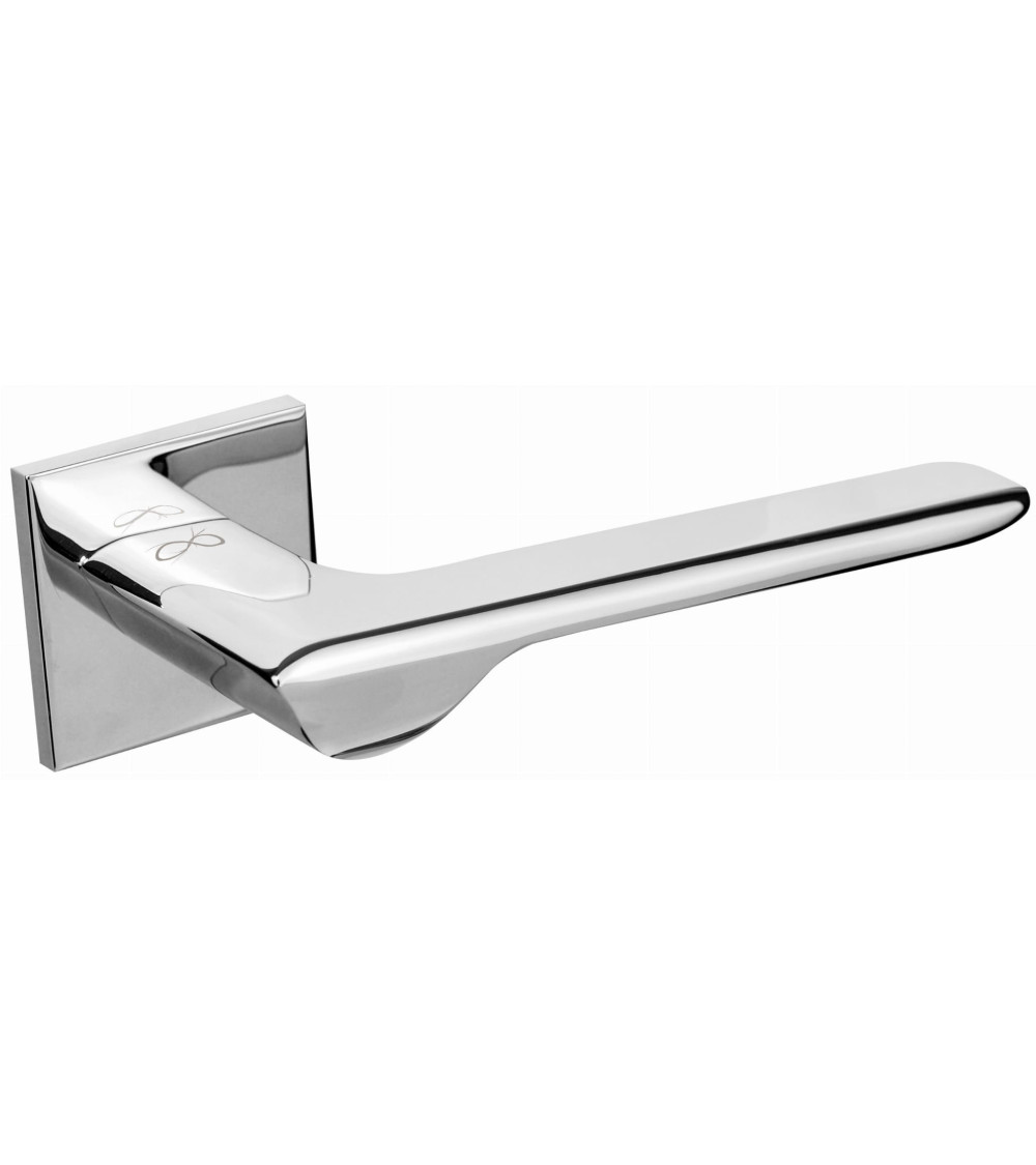 LIGNE polished chrome door handle design handle