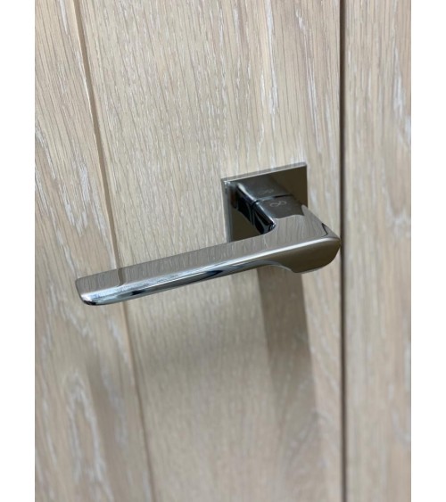 LIGNE polished chrome door handle design handle