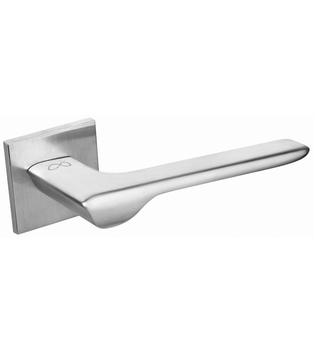 LIGNE brushed chrome door handle design handle