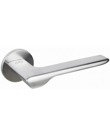 LIGNE brushed chrome door handle design handle