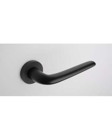 Black AZALIA door handle design handle angled top view