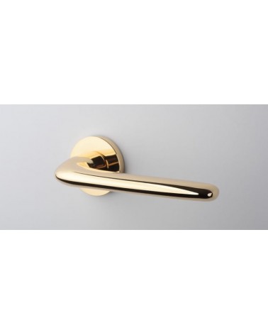 Gold AZALIA door handle designer handle front view