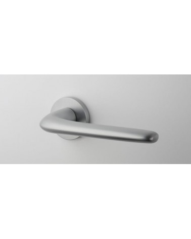 AZALIA Satin Chrome door handle designer handle front view