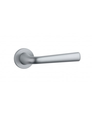 Satin chrome TULIPA interior door handle design