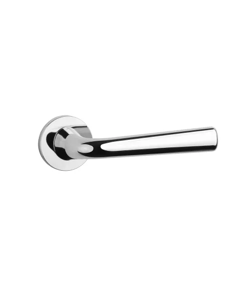 Polished chrome TULIPA interior door handle design