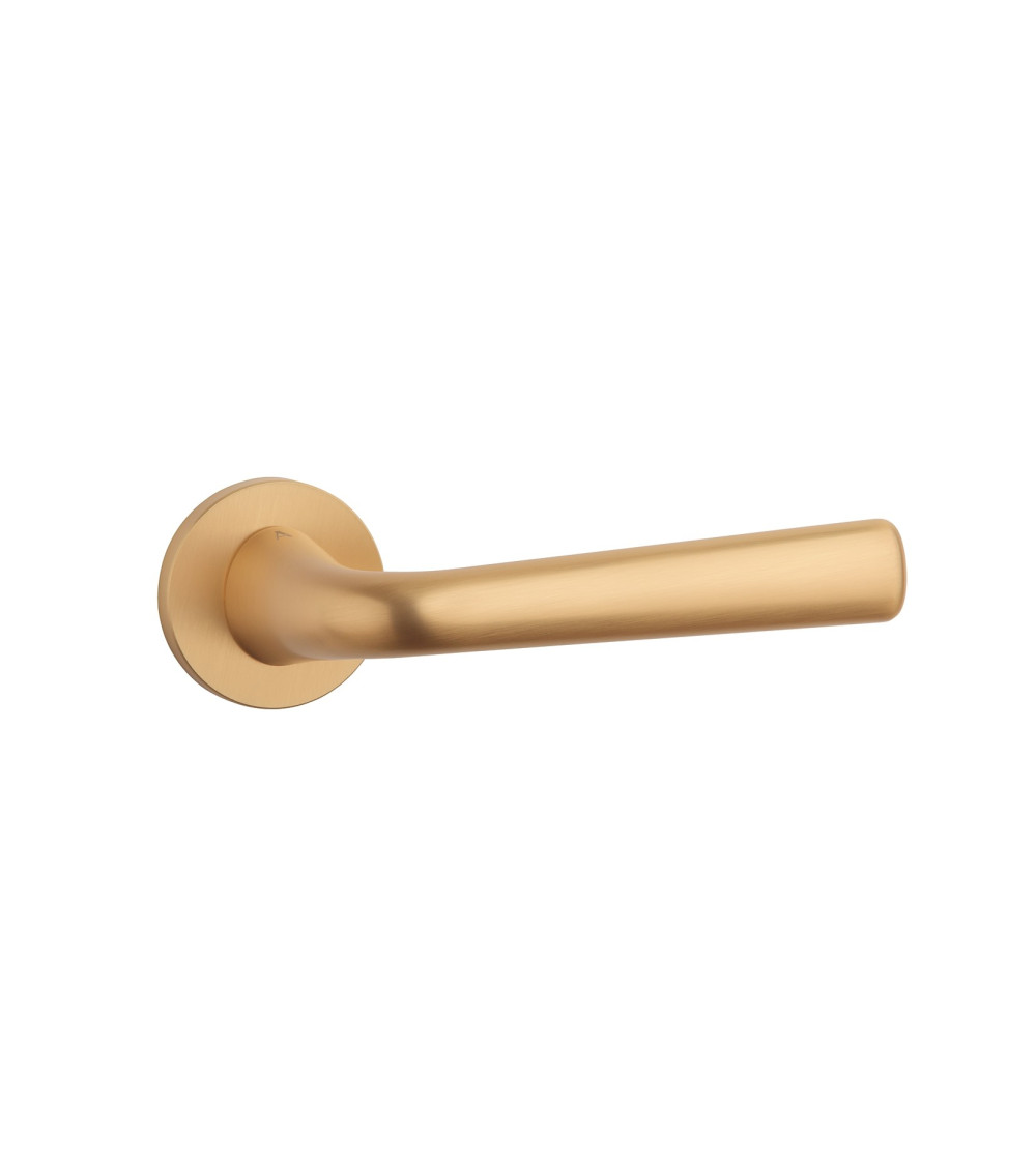 Matt gold TULIPA door handle interior door design