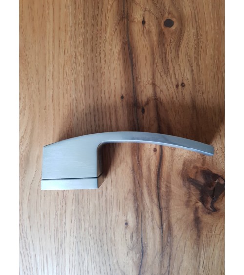 Satin chrome Arc door handle designer handle