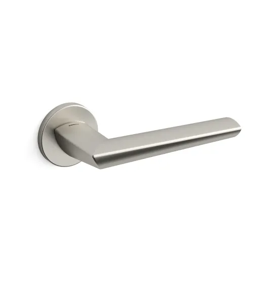 Mandelli Isi satin nickel door handle design handle