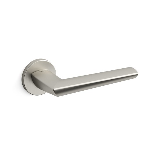Mandelli Isi satin nickel door handle design handle