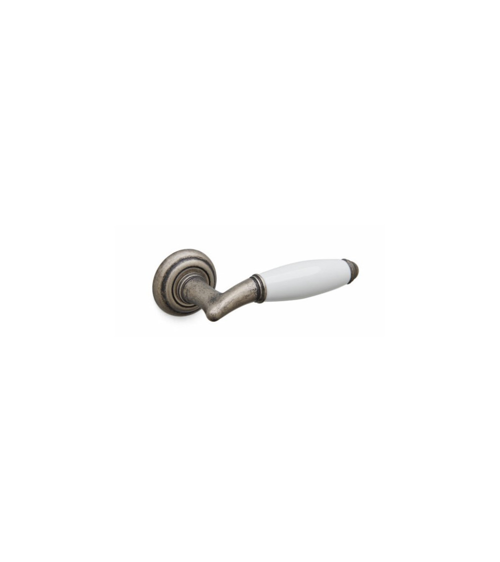 Mandelli Melody antique silver door handle design handle