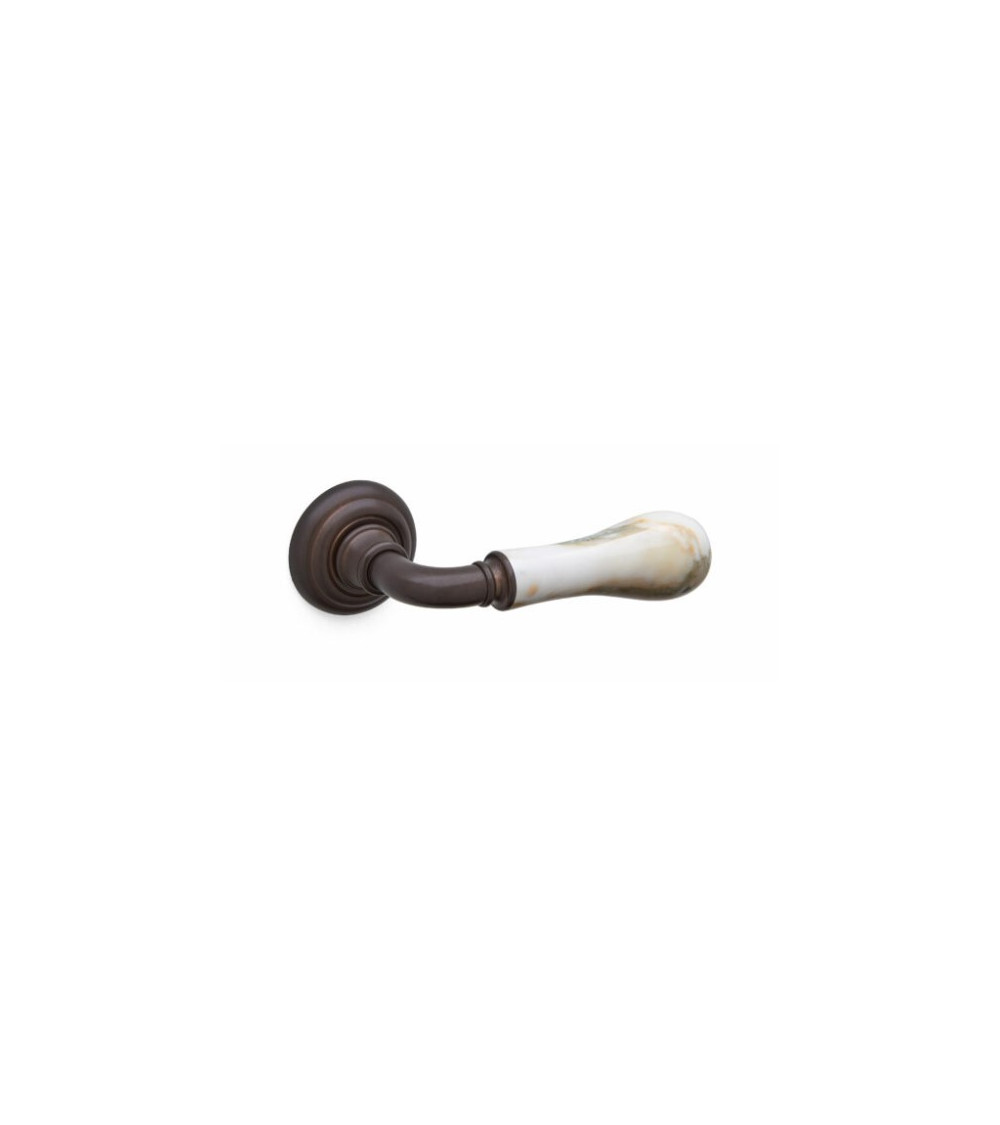 Mandelli Naxos bronze door handle design handle