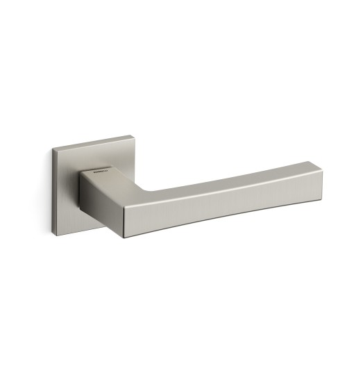 Mandelli Telis satin nickel door handle design handle