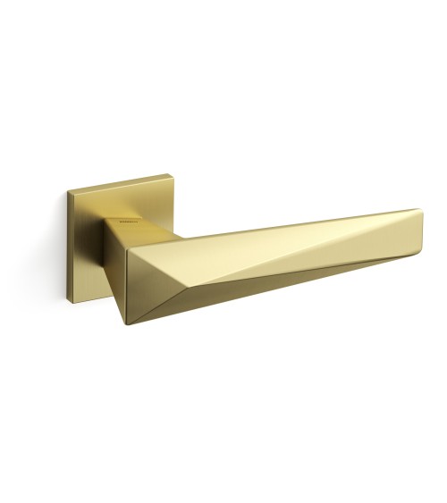 Mandelli Zeit brass door handle design handle