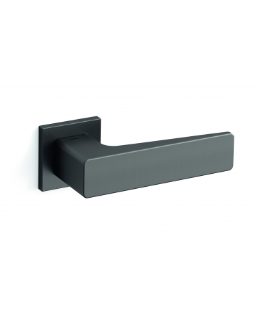 Graphite door handle Mandelli Virgo designer handle