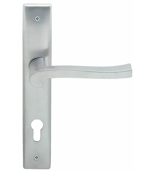 Door handle on backplate Mandelli Ola design handle