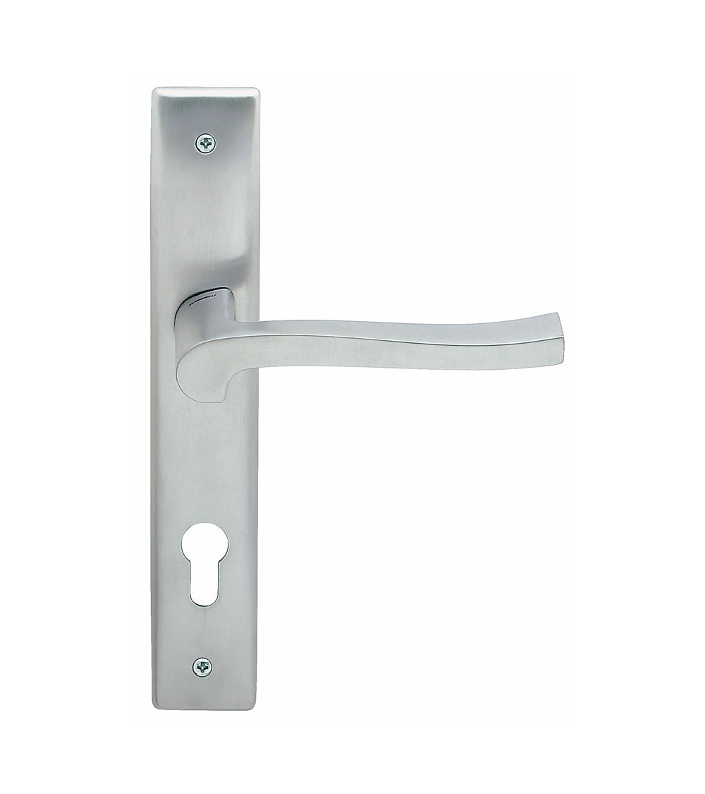 Door handle on backplate Mandelli Ola design handle