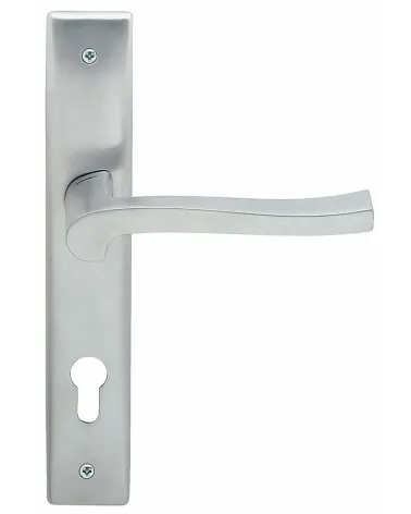 Door handle on backplate Mandelli Ola design handle