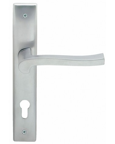 Door handle on backplate Mandelli Ola design handle
