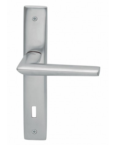 Door handle on backplate Mandelli Isi design handle