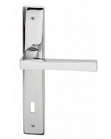 Door handle on backplate Mandelli Telis design handle