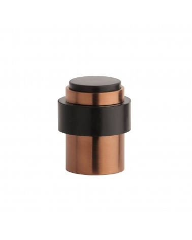 Copper door stop STOPPER, for floor and wall - design handle