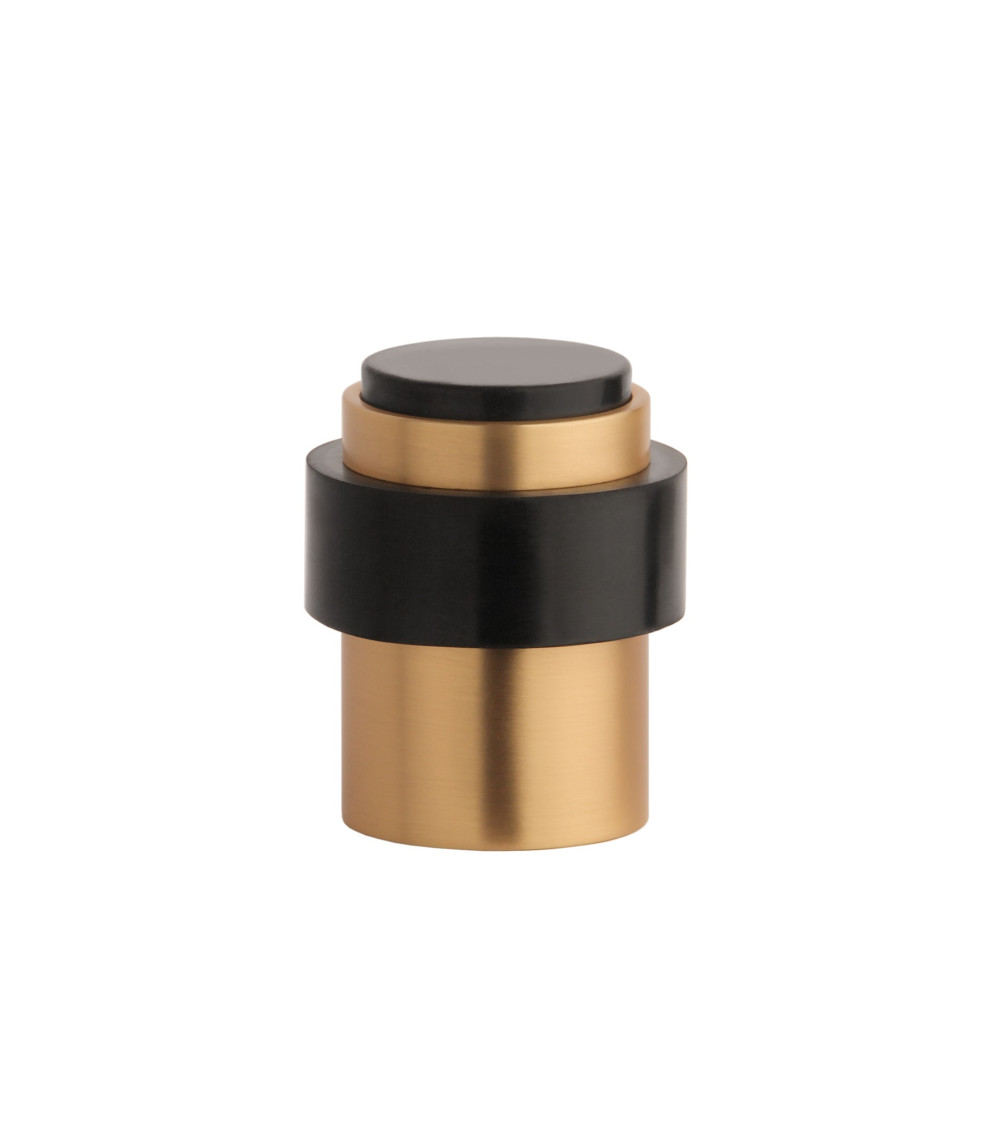 Matt gold STOPPER door stop, for floor and wall - design handle