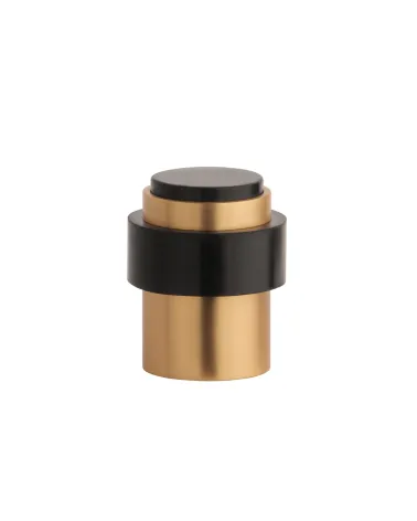 Matt gold STOPPER door stop, for floor and wall - design handle