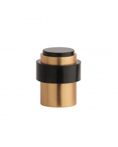 Matt gold STOPPER door stop, for floor and wall - design handle
