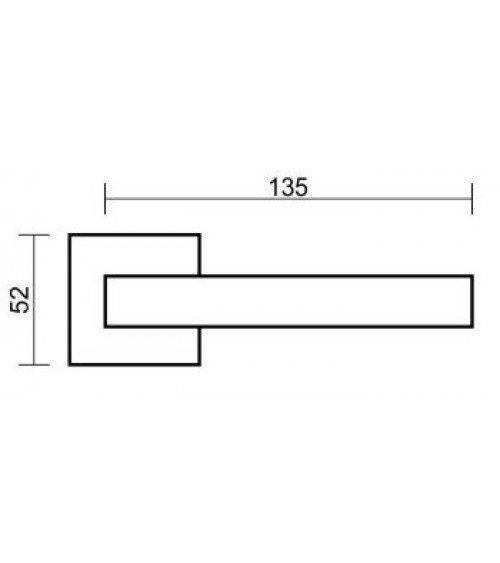 EVER black door handle design handle