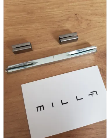 7mm x 100mm square spindle for door handle with 7/8mm adapter - design handle