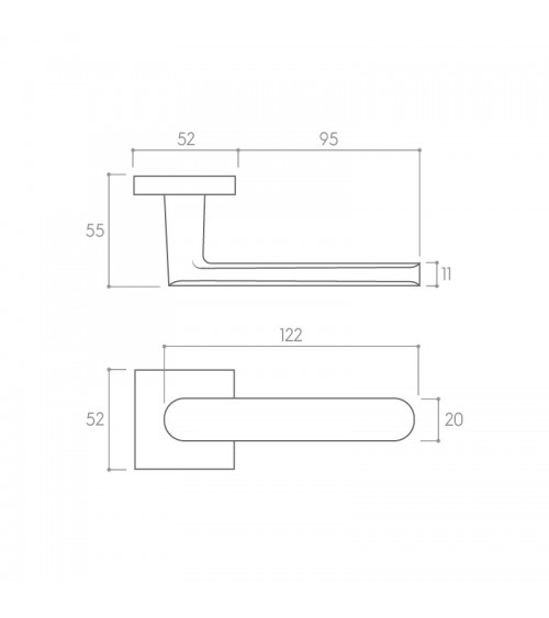 CO ICONE door handle - design handle