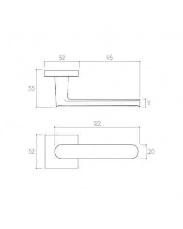 CO ICONE door handle - design handle