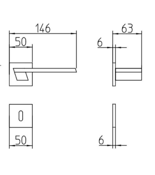 Mandelli Jet door handle design handle colour 2