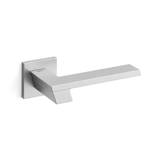 Satin chrome Mandelli Jet door handle design handle