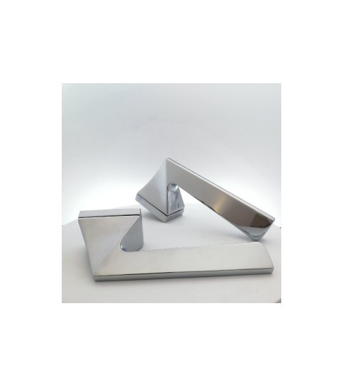 Polished chrome Impera door handle design handle
