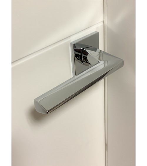 Polished chrome DIAMANT door handle designer handle