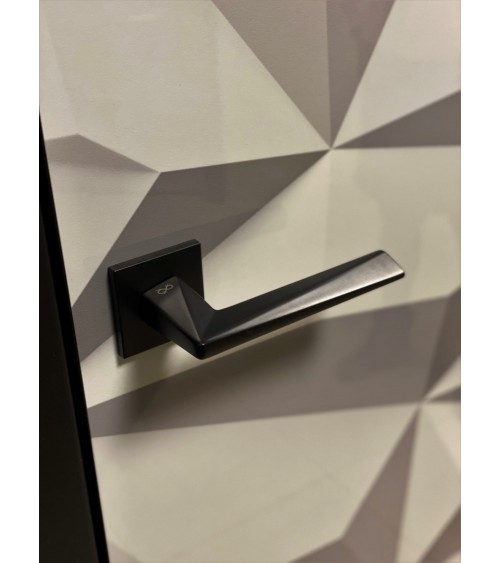 Black DIAMANT door handle designer handle