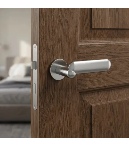 Contemporary zamak door handle KELEDRES round design handle