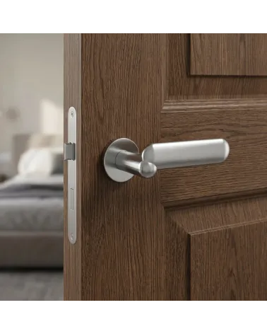 Contemporary round zamak door handle KELEDRES