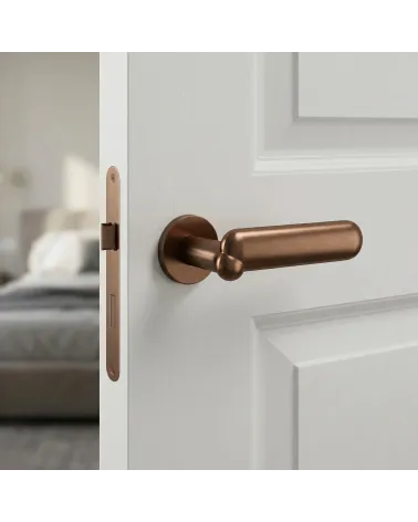 Copper-coloured door handle KELEDRES