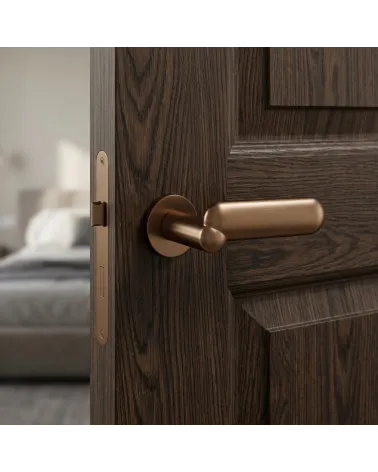 Copper-coloured door handle KELEDRES