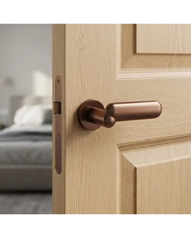 Copper-coloured door handle KELEDRES