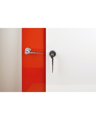 Futuristic door handle Ento Flow C3 design handle on a background