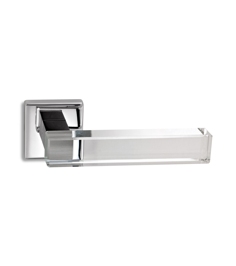 Polished chrome Ento Shiny door handle designer handle