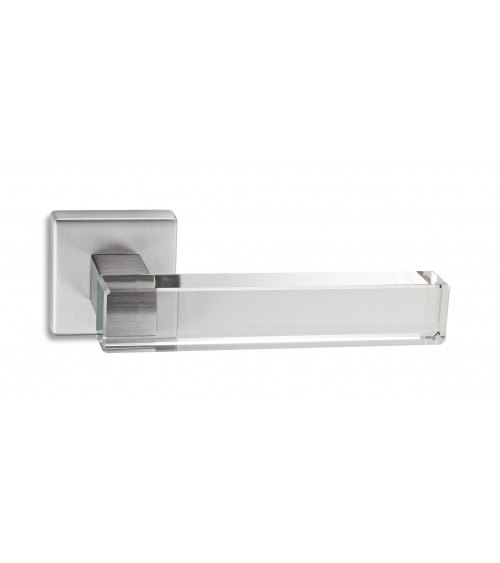 Polished chrome Ento Shiny door handle designer handle