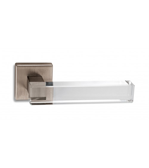 Polished chrome Ento Shiny door handle designer handle
