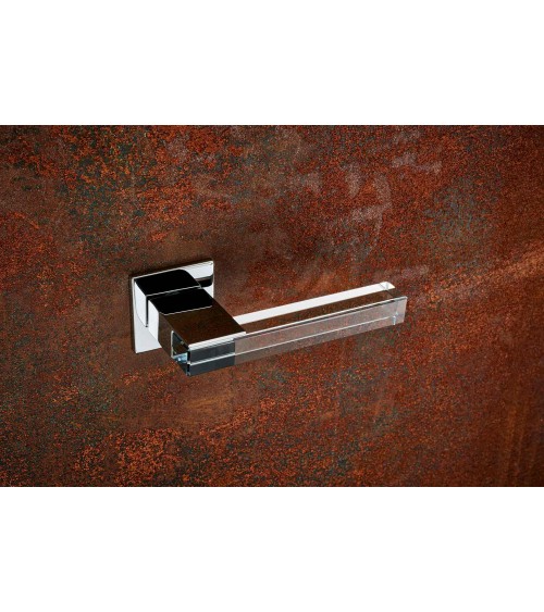 Modern OLIVARI ICE CUBE brass door handle - design handle
